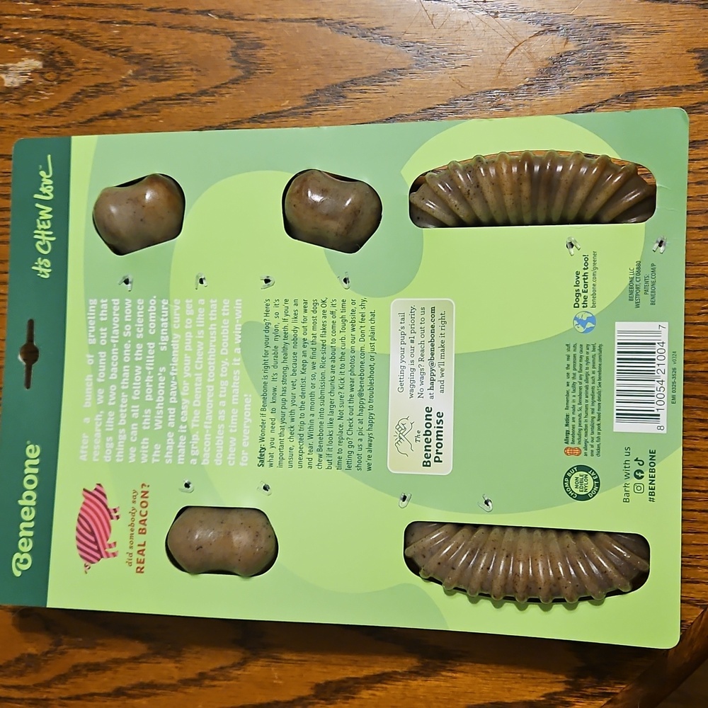 Benebone Medium 2-Pack Dog Dental Chew Toys - Picture 5 of 6